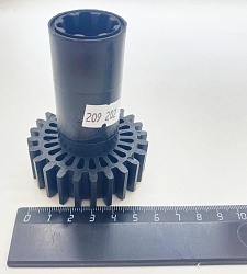 Шестерня для мясорубок Braun/Kenwood 67051414, 64195612, MGR003UN D60мм d30мм H78мм  7555
